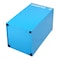 Alpine Industries Square Recycling Bin, 29 Gallons, Blue Can, Mixed Opening Lid, for Cans/Bottles ALP4450-KIT-BLU-M-CB - alternate 6